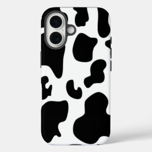 白黒牛 iPhone 16ケース