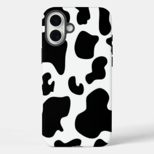 白黒牛 iPhone 16 PLUSケース