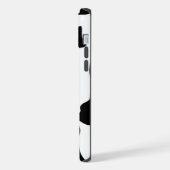白黒牛 iPhoneケース (左側面)