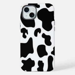 白黒牛 iPhone 15 PLUSケース