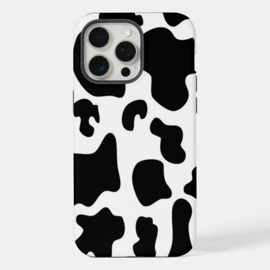 白黒牛 iPhoneケース (裏面)