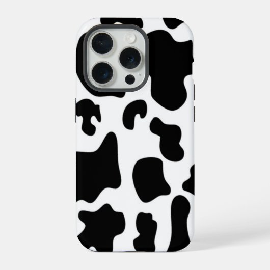 白黒牛 iPhoneケース (裏面)