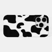 白黒牛 iPhoneケース (裏面横)