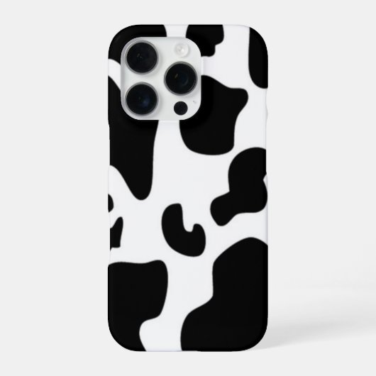 白黒牛 iPhoneケース (裏面)