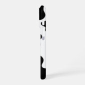 白黒牛 iPhoneケース (左側面)