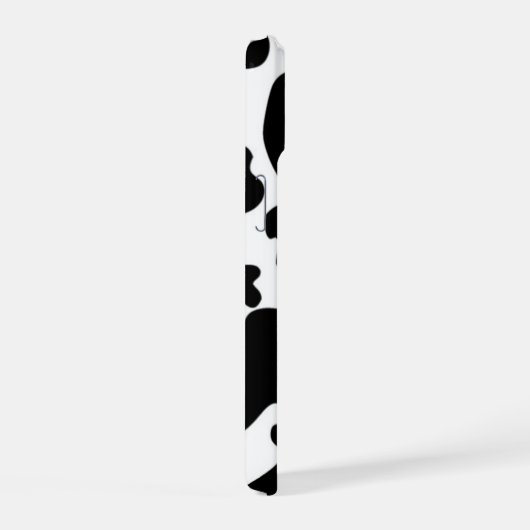 白黒牛 iPhone 15ケース (右側面)