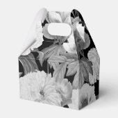 白黒牡丹の水色フローラ結婚ズ フェイバーボックス (裏面サイド)