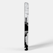 白黒牡丹ウォーターカラーフローラモノグラム Case-Mate iPhoneケース (裏面 / 右)