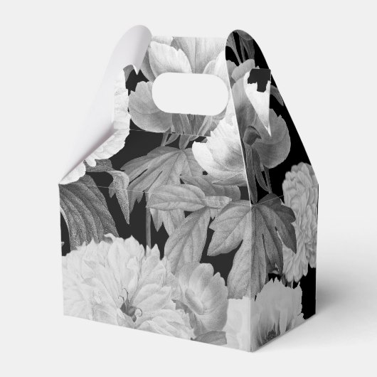 白黒牡丹ウォーター色フローラ フェイバーボックス (裏面サイド)