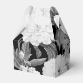 白黒牡丹ウォーター色フローラ フェイバーボックス (正面サイド)