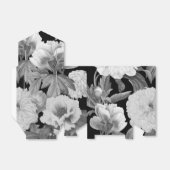 白黒牡丹ウォーター色フローラ フェイバーボックス (折り畳みなし)