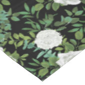 白黒牡丹バラフローラ結婚 テーブルクロス (アングル)