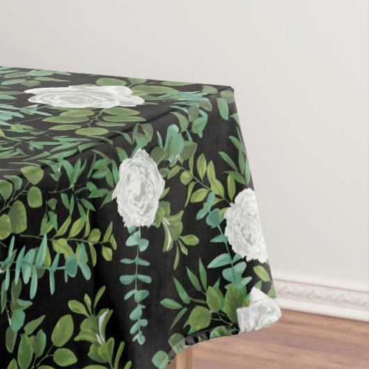 白黒牡丹バラフローラ結婚 テーブルクロス (インサイチュ)