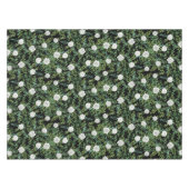 白黒牡丹バラフローラ結婚 テーブルクロス (正面(横))