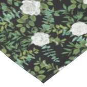 白黒牡丹バラフローラ結婚 テーブルクロス (アングル)