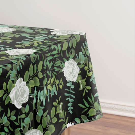 白黒牡丹バラフローラ結婚 テーブルクロス (インサイチュ)