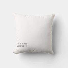 白黒犬の写真 クッション