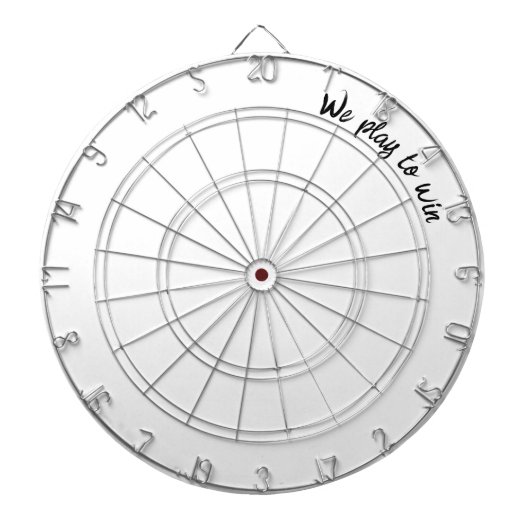 白黒犬の写真 ダーツボード (正面)