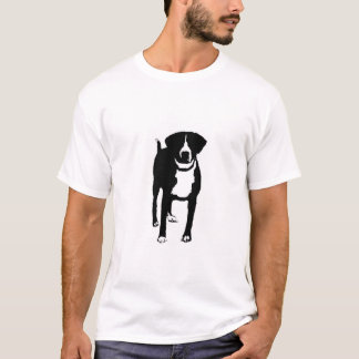 白黒犬 Tシャツ