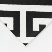 白黒独身 フリースブランケット (角)