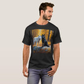 白黒狼 Tシャツ (正面フル)