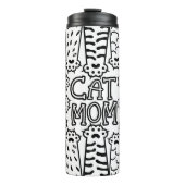 白黒猫のお母さん タンブラー (正面)