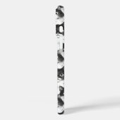 白黒猫イラストレーション Case-Mate iPhoneケース (裏面 / 左)