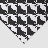 白黒猫ギフトラップティッシュペーパー 薄葉紙 (詳細)