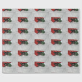 白黒猫クリスマス ラッピングペーパー (フラット)