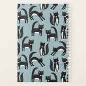 白黒猫タキシード プランナー手帳 (裏面)