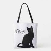 白黒猫トート トートバッグ (裏面)