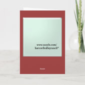 白黒猫バレンタイン シーズンカード (裏面)