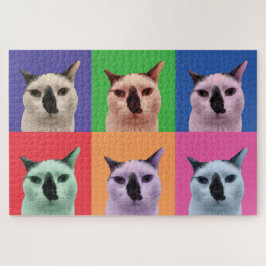 白黒猫パズル ジグソーパズル