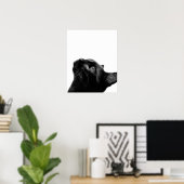 白黒猫ペット動物の写真キッズルーム ポスター (ホームオフィス)