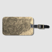 白黒猫ラゲッジタグ ラゲッジタグ (正面横)