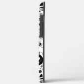 白黒猫顔パターン(すべての電話) Case-Mate iPhoneケース (裏面 / 左)