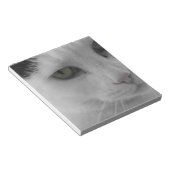 白黒猫顔 ノートパッド (アングル)