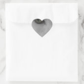 白黒猫顔 ハートシール (バッグ)