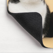 白黒猫2024カレンダー マウスパッド (コーナー)