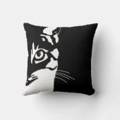 白黒猫657 クッション (裏面)