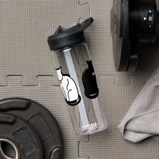 白黒猫 ウォーターボトル (ジム)