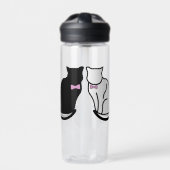 白黒猫 ウォーターボトル (正面)
