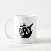 白黒猫 コーヒーマグカップ (左)