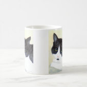 白黒猫 コーヒーマグカップ (中央)