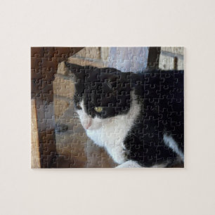 白黒猫 ジグソーパズル