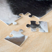 白黒猫 ジグソーパズル (側面)