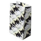 白黒猫 スモールペーパーバッグ (裏面アングル)