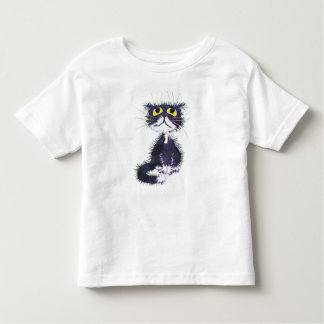 白黒猫 トドラーTシャツ