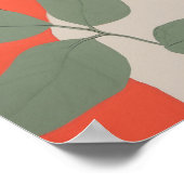 白黒猫 ポスター (角)