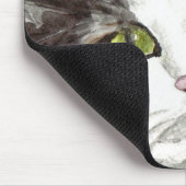 白黒猫 マウスパッド (コーナー)